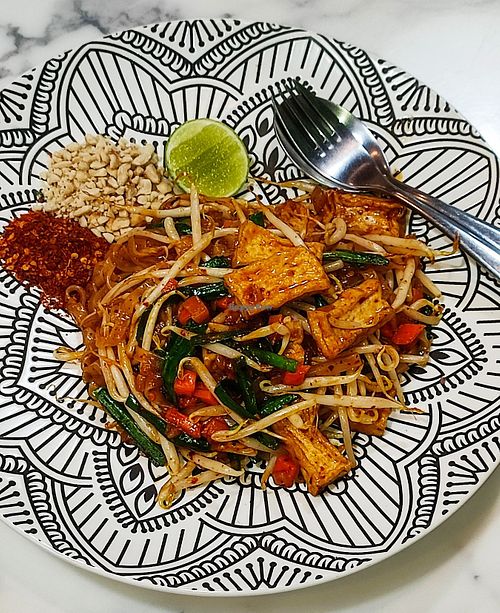Pad Thai at May Veggie Home Express - ประสานมิตรพลาซ่า in Bangkok