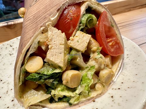 vegan wrap #Veganuary at Haferkater - Hbf Halle (Saale) in Halle