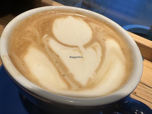 tulip coffee 🌷  at Haferkater - Hbf Halle (Saale) in Halle