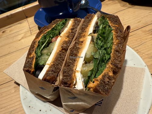 sandwich #Veganuary at Haferkater - Hbf Halle (Saale) in Halle