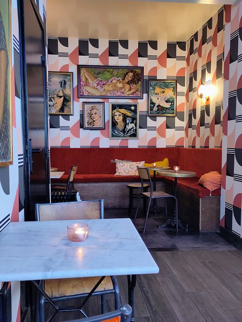Interior at Abricot Bar in Paris