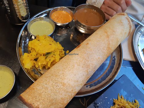 Masala dosa at Señor Chutney in Barcelona