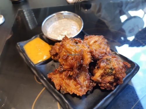 Mix veg pakoda at Señor Chutney in Barcelona