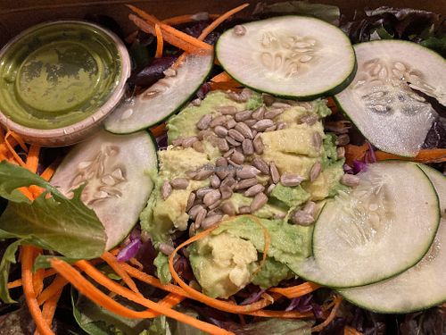 Super clean salad at Consciousfork in Warwick