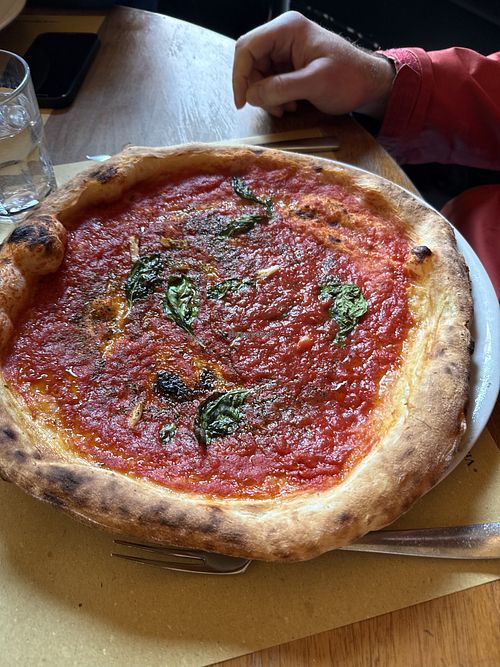 Typical Marinara  at PizzaRé in Rome