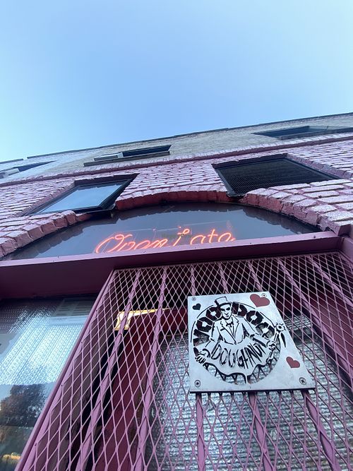 Exterior (Waiting in Line)  at Voodoo Doughnut in Portland