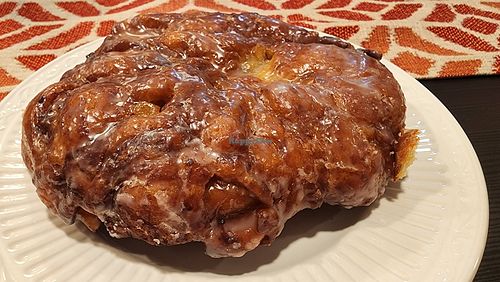 Apple fritter at Voodoo Doughnut Too in Portland