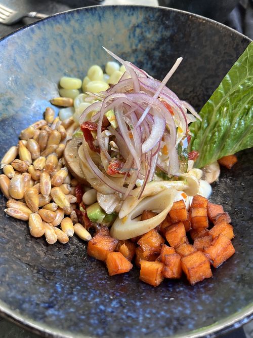 Truffle Veggie Ceviche  at Ōkami in Miami