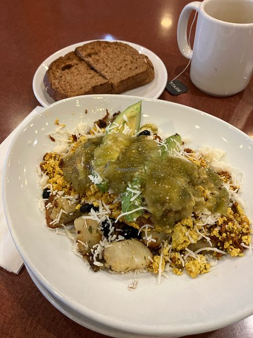 Plant-based skillet  at Mama Kat's Restaurant in San Marcos