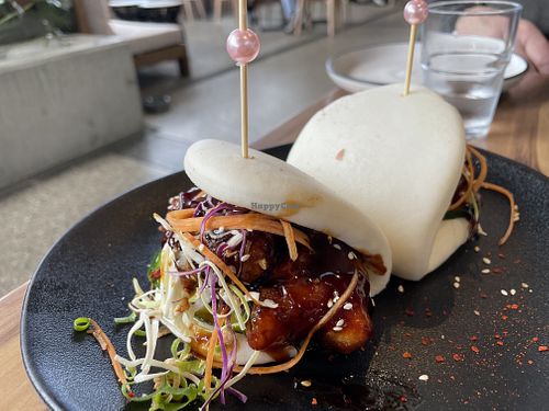 Teriyaki tofu bao buns   at Coca bar in Maroochydore