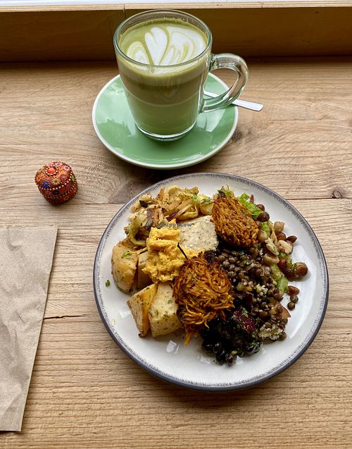 Small salad plate 💚   at The Feel Good Larder in Barnstaple