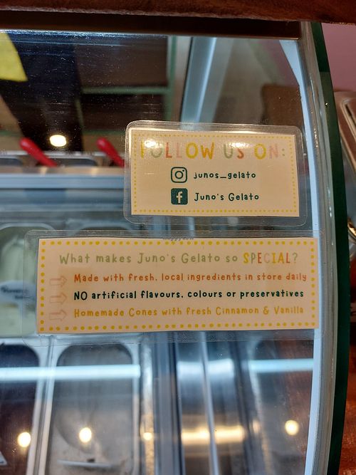 Handmade and fresh at Juno's Gelato in Palolem