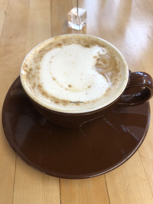 Soy latte  at Cafe Rosetta in Calumet