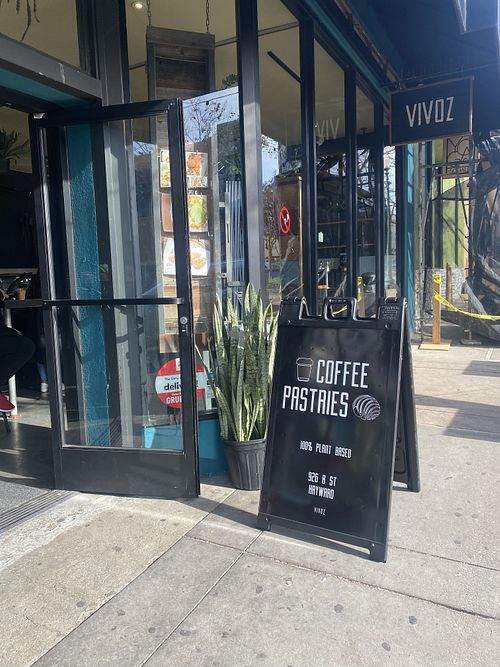 Street Signage | All Plant Based! #Veganuary at Vivoz in Hayward