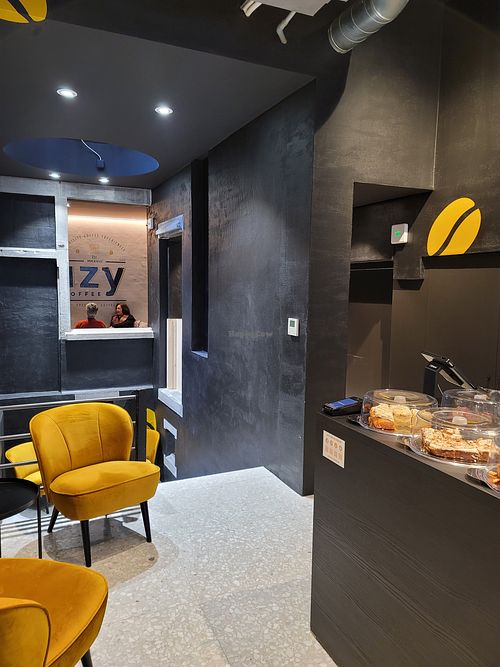 Comfy seating areas at IzyCoffee  in Leuven
