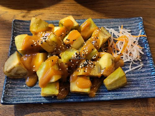 Nasu Dengaku (Auberginen mit Misosauce) at Kirigami in Leipzig