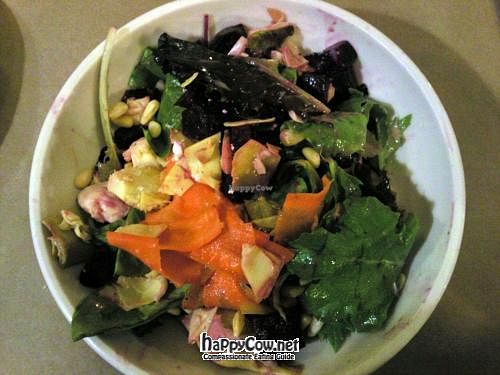 ensalada de la remolacha y palma at San Chez Bistro in Grand Rapids