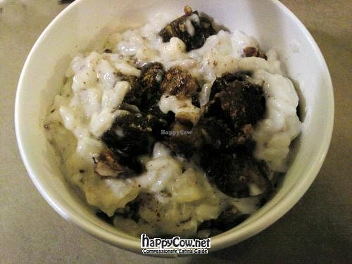 Budines de arroz at San Chez Bistro in Grand Rapids