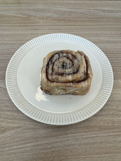 Cinnamon bun   at Feast & Fallow in Vancouver