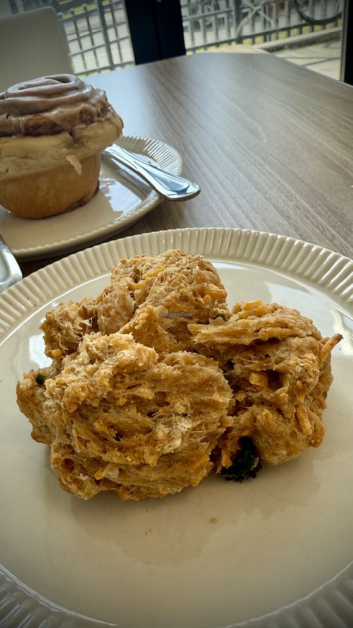 Jalapeño cheese scone  at Feast & Fallow in Vancouver