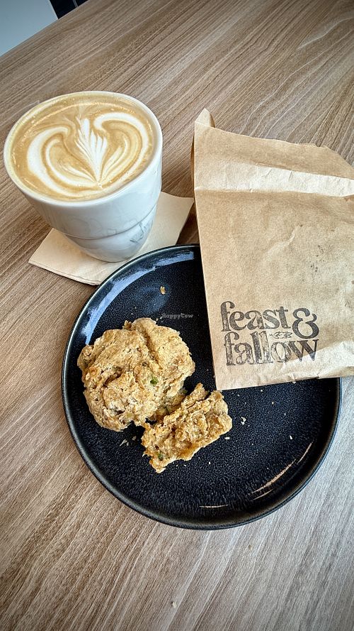 Jalapeño scone  at Feast & Fallow in Vancouver