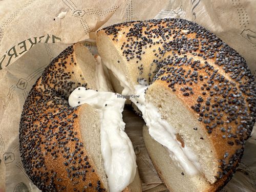 poppy seed / tofu  at Zucker's Bagels & Smoked Fish in New York City