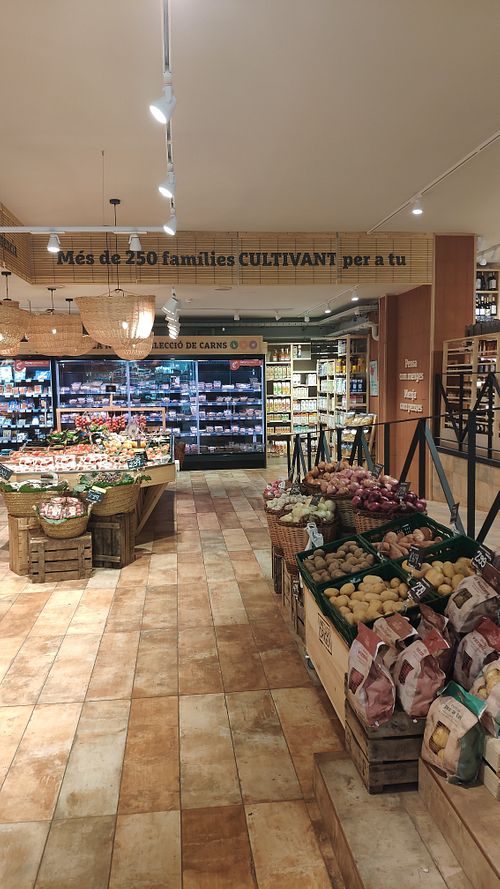 fridge section at Ametller Origen in Andorra La Vella