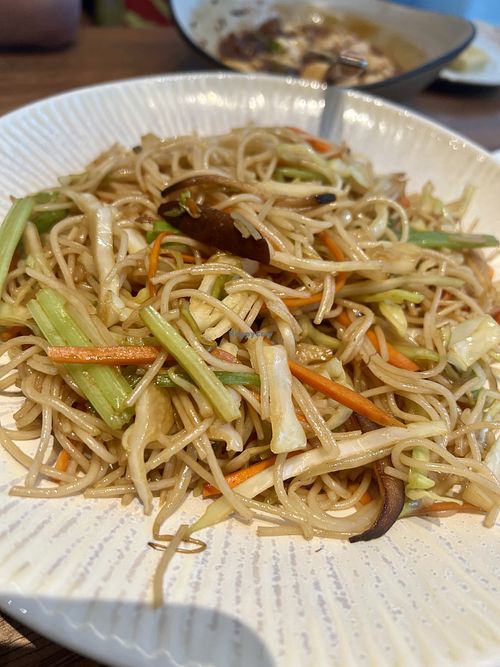 Noodles  at Gomanda Fusion Vegetable Cuisine 咕曼嗒·融合蔬食料理 in Xiamen