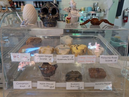 vegan goodies at Snapdragon Tea in Albuquerque
