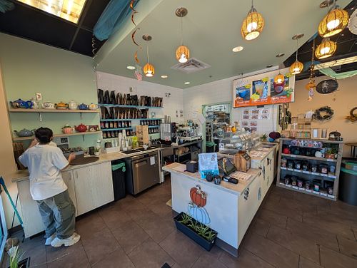 inside at Snapdragon Tea in Albuquerque