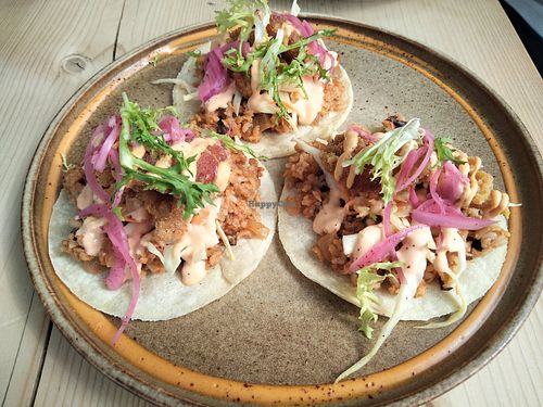 Shrimp tacos at Offbeet - Southsea in Southsea