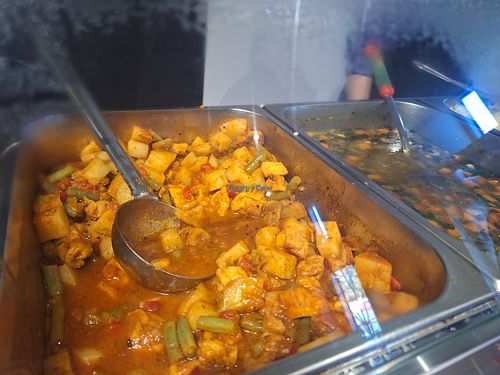 Curry with tofu at Krishna Food in Christchurch