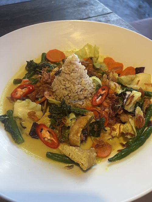 Veg & Tofu Curry (so good!)  at Bintang Tiga- 'Ra' Healing Food in 