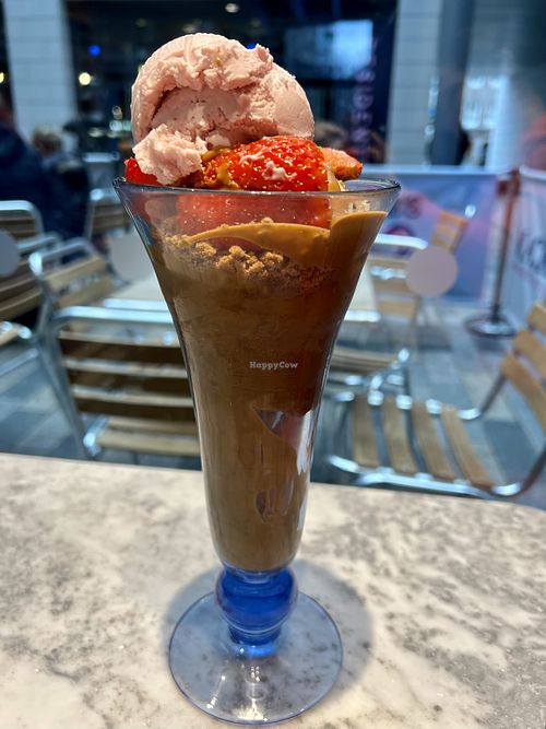 Vegan sundae   at Mackie's 19.2 in Aberdeen