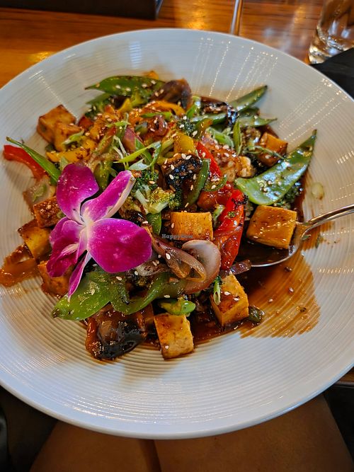 Tofu stir fry at Carson's Food & Drink in Lexington