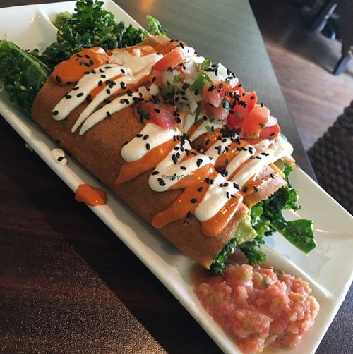 enchiladas  at Be Raw Food and Juice in Dallas