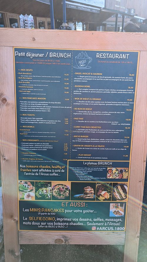 Arcus Coffee Les Arcs 1800 Bourgsaintmaurice Restaurant HappyCow