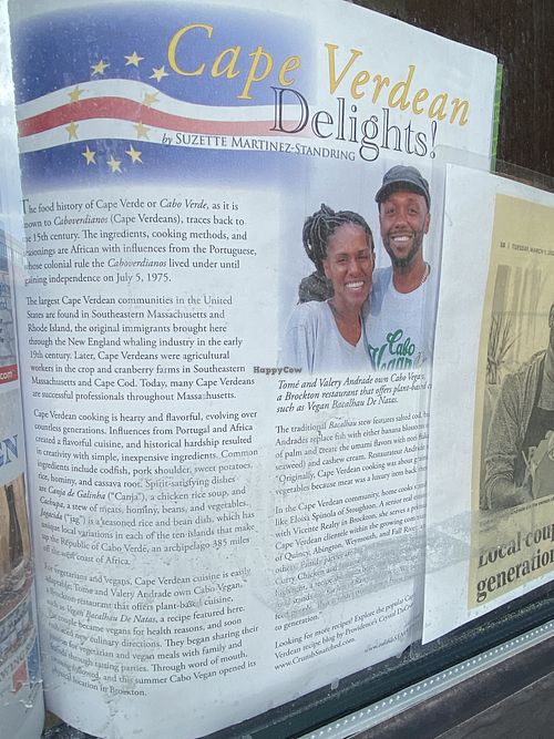 Article  at Cabo Vegan in Brockton