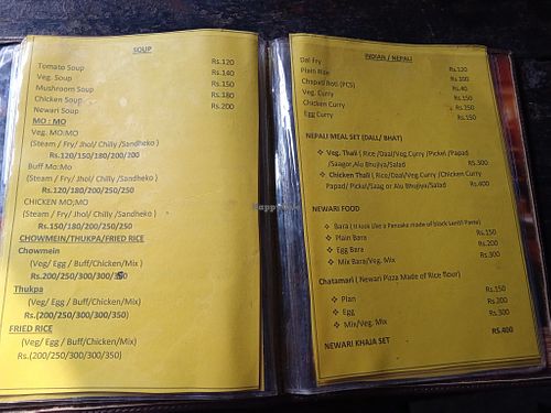 Menu  at Falcha Food & Drink  in Bandipur