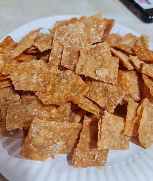 $2 cripsy goose ~ 4/2/23 at Zhong Yuan - 众缘素食 in Northeast Singapore