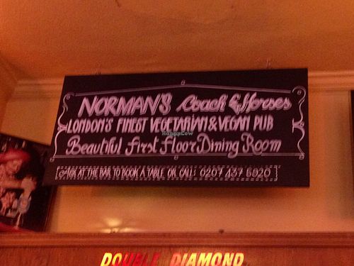 interior at Norman's Coach and Horses in London