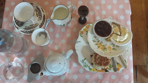 Afternoon Tea with Scones at Norman's Coach and Horses in London