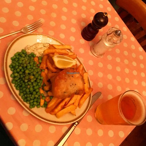 No fish and chips at Norman's Coach and Horses in London