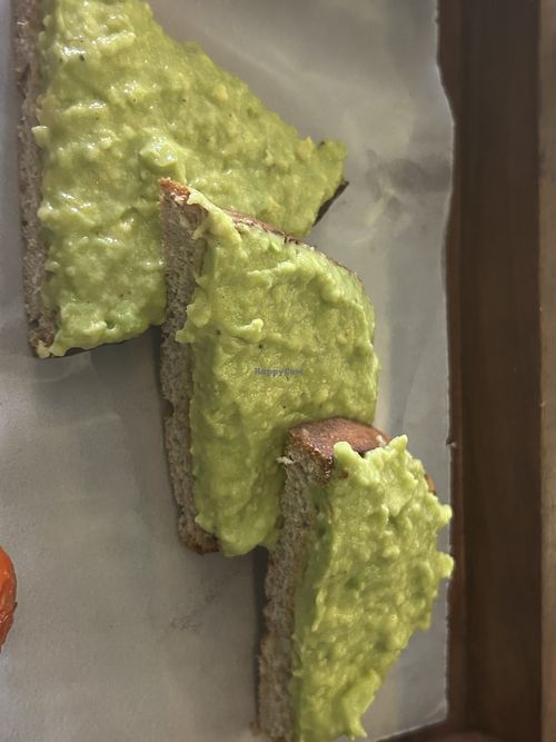 Avocado toast  at MY.KA Cafe Mysore in Karnataka