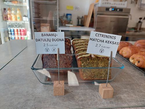 Sweets at Bundu in Kaunas