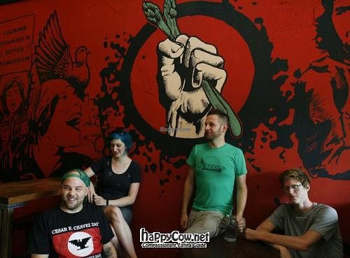 Some of our workers. at Burritotown Diner in Grand Rapids