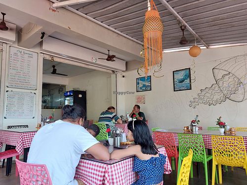 Seating at Cafe Kashish in Palolem