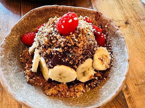 Açai bowl  at Honest Greens - Chiado in Lisbon