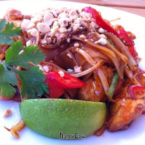 Vegan Tofu Ho-Fun (noodles) - dee-licious! at Blue Piano in Birmingham