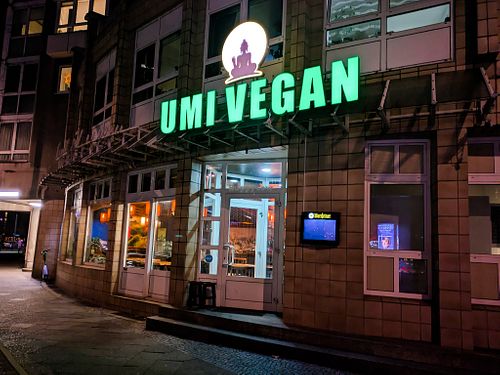 Outside of Umi Vegan at Umi Vegan in Berlin